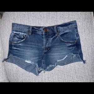 Free People Jean Shorts